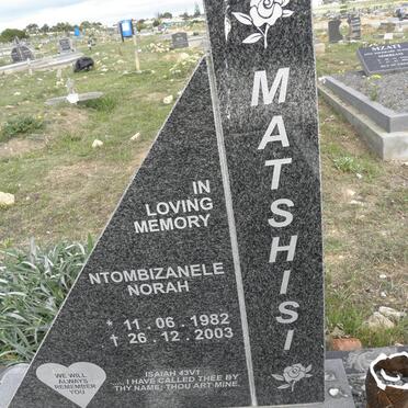 MATSHISI Ntombizanele Norah 1982-2003