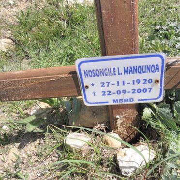 MANQUNQA Nosongile L. 1920-2007