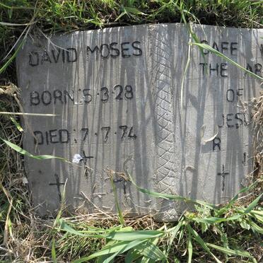 MOSES David 1928-1974