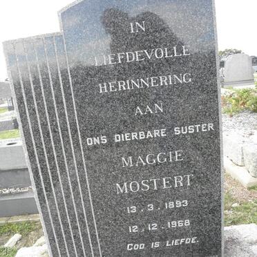 MOSTERT Maggie 1893-1968