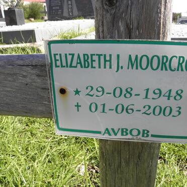 MOORCROFT Elizabeth J. 1948-2003