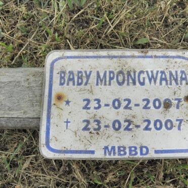 MPONGWANA Baby 2007-2007