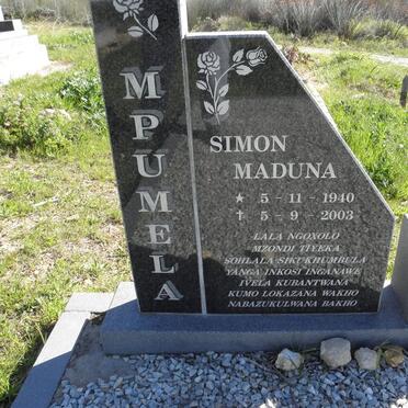 MPUMELA Simon Maduna 1940-2003