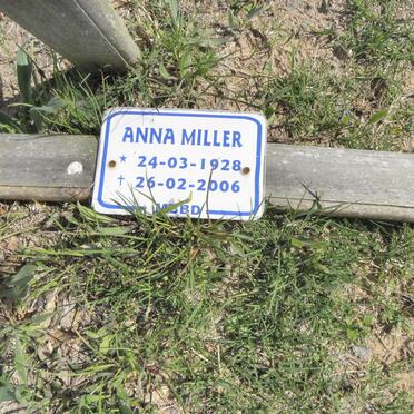 MILLER Anna 1928-2006
