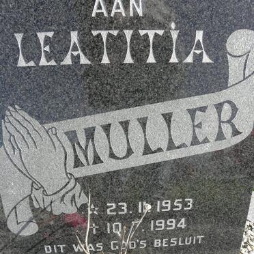 MULLER Leatitia 1953-1994