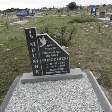 MFUMBE Nongetheni 1958-2003