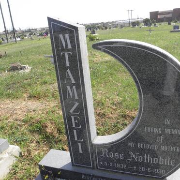 MTAMZELI Rose Nothobile 1932-1990