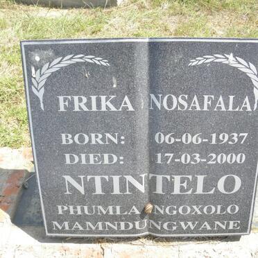 NTINTELO Frika Nosafala 1937-2000