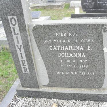OLIVIER Catharina E. Johanna 1907-1975