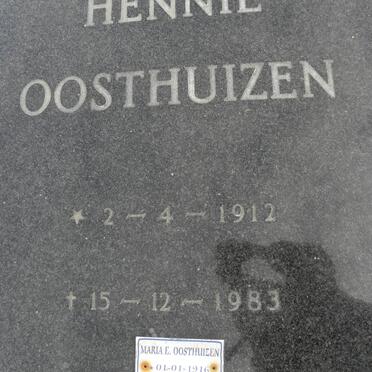 OOSTHUIZEN Hennie 1912-1983