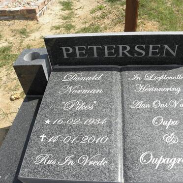 PETERSEN Donald Norman 1934-2010 