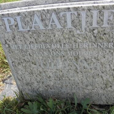 PLAATJIES Johanna 1915-1990