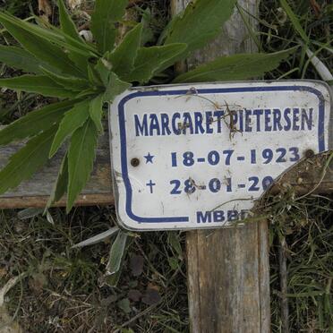 PIETERSEN Margaret 1923-200?
