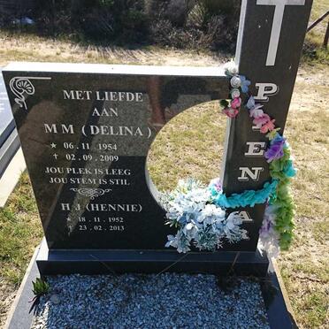 PIENAAR H.J. 1952-2013 &amp; M.M. 1954-2009