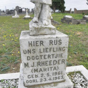 RHEEDER M.J. 1961-1963