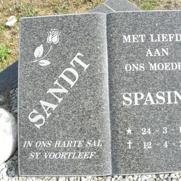 SANDT Spasina 1926-2005