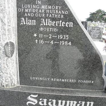 SAAYMAN Alan Alberteen 1935-1984