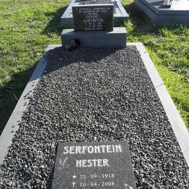 SERFONTEIN Johannes 1916-1994 &amp; Hester 1918-2008