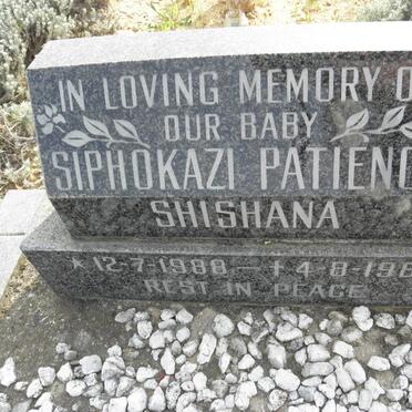 SHISHANA Siphokazi Patience 1988-1988