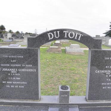 TOIT Ernst Johannes Gerhardus, du 1924-1986 &amp; Catherina Elizabeth HARRIS 1924-1975