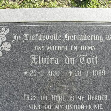 TOIT Elvira, du 1930-1989