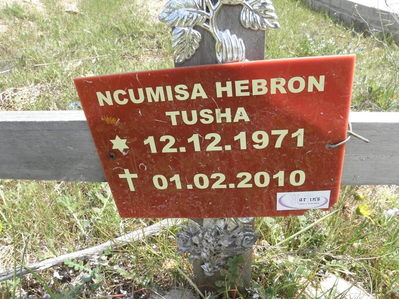TUSHA Ncumisa Hebron 1971-2010