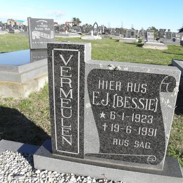 VERMEULEN E.J. 1923-1991