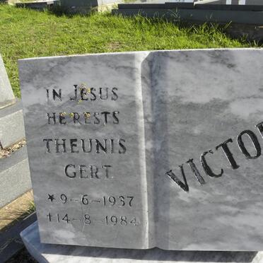 VICTOR Theunis Gert 1937-1984