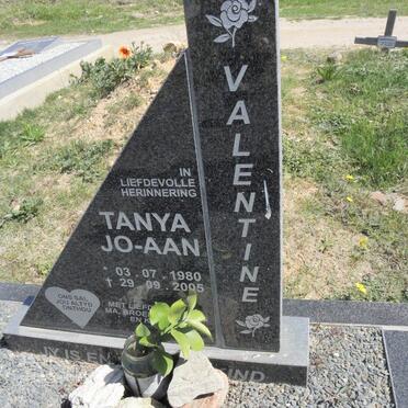 VALENTINE Tanya Jo-Ann 1980-2005