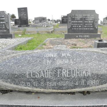 WILLIAMSON Elsabe Fredrika 1901-1980