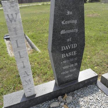 WILLIAMS David Basie 1919-1988