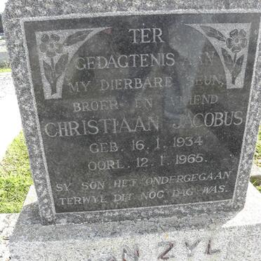 ZYL Christiaan Jacobus, van 1934-1965