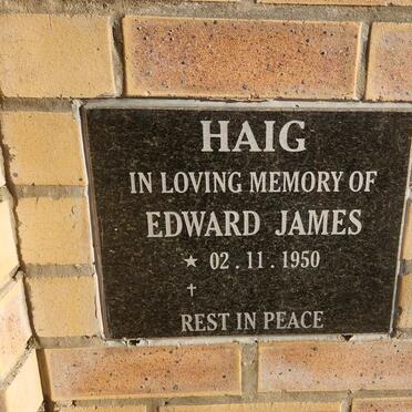 HAIG Edward James 1950-