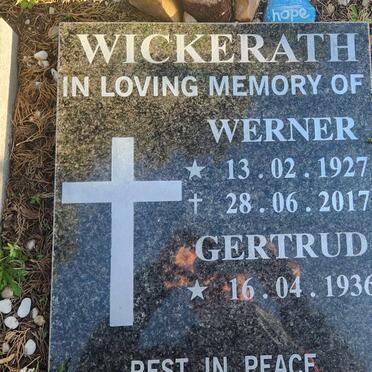 WICKERATH Werner 1927-2017 & Gertrud 1936-