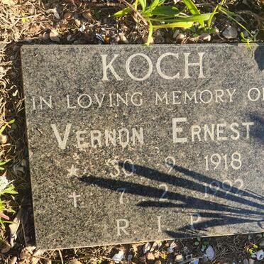 KOCH Vernon Ernest 1918-1992