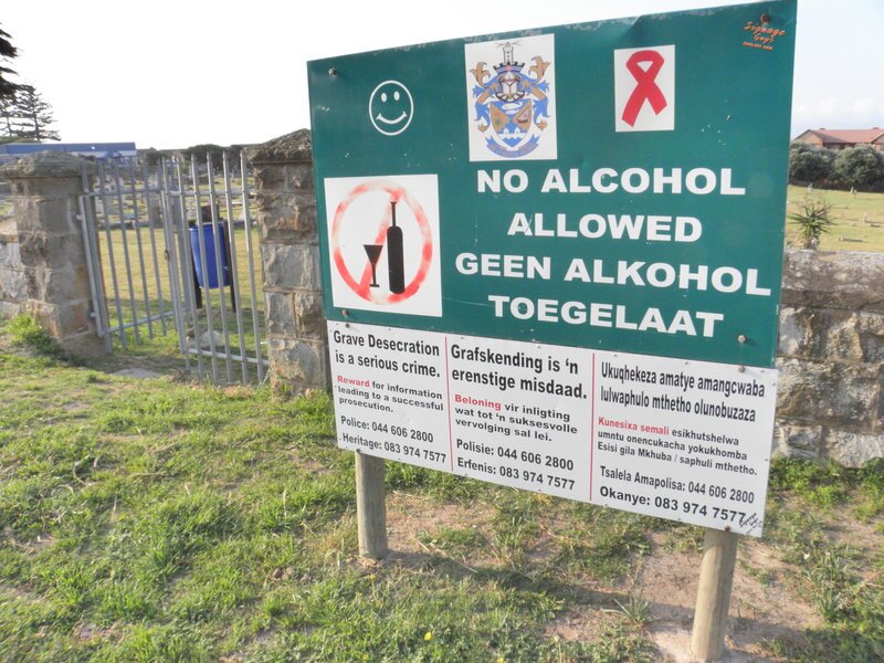 1. Cemetery entrance in Bland St