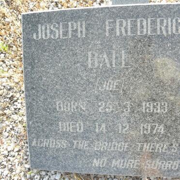BALL Joseph Frederick 1933-1974