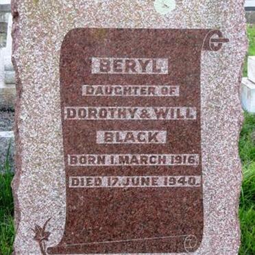 BLACK Beryl 1916-1940