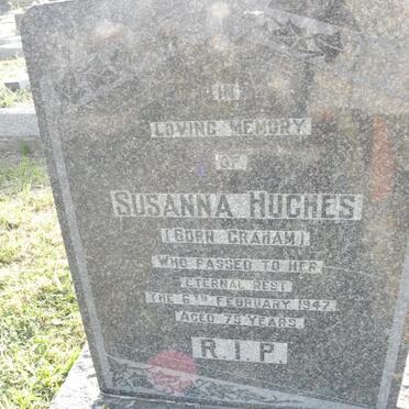 HUGHES Susanna nee GRAHAM -1947