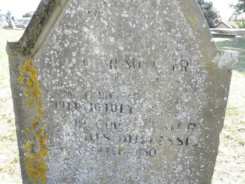 PLESSIS Ada Maria, du 