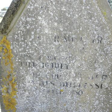 PLESSIS Ada Maria, du 