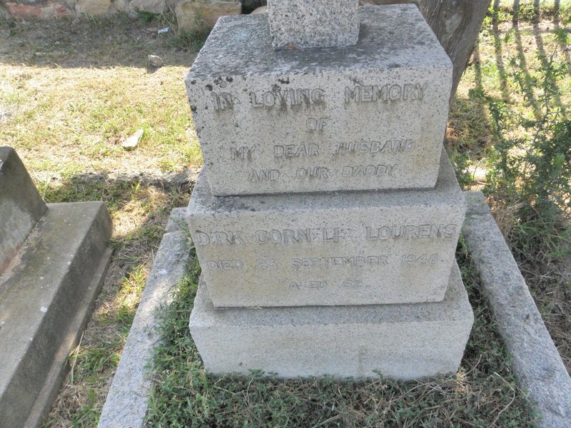 LOURENS Dirk Cornelis -1948