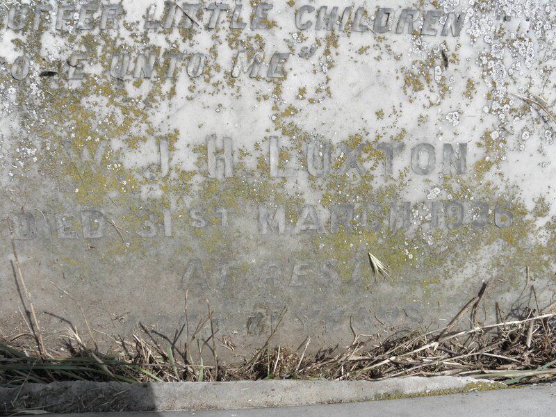 LUXTON  W.J.H. -1936