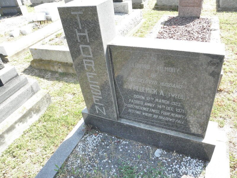 THORESEN  Frederick A. Tweed 1926-1971