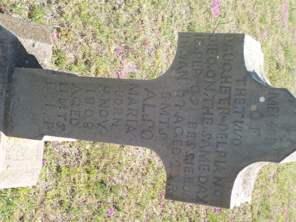 DELPIANO Bessie 1907-1909 :: DELPIANO Maria 1908-1909