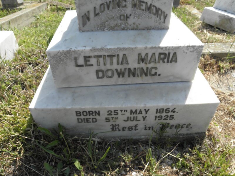 DOWNING Letitia Maria 1864-1925