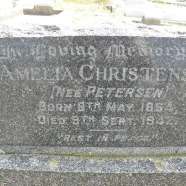 CHRISTENSEN Amelia nee PETERSEN 1864-1942