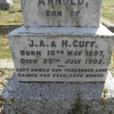 CUFF Arnold 1897-1902