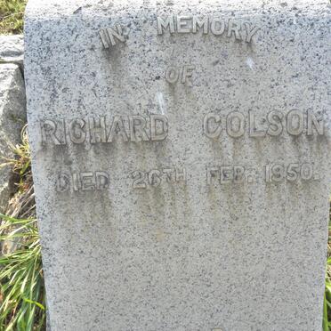 COLSON Richard -1950