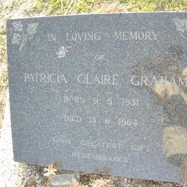 GRAHAM Patricia Claire 1931-1964